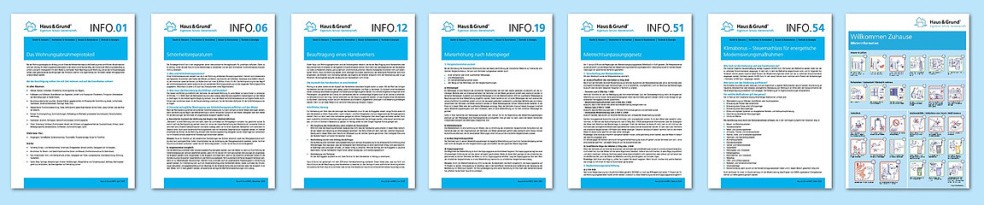Infoblätter Banner
